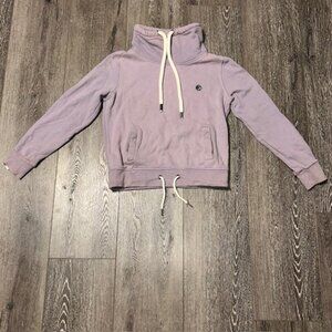 KHUJO Womens Mock Neck Sweatshirt Model: Tempa Lila S Light Purple